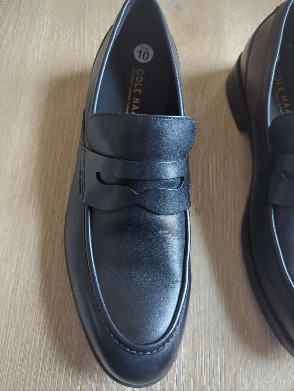 Cole Haan Newark Grand Penny Loafer Men's Slip On Black Size 10
